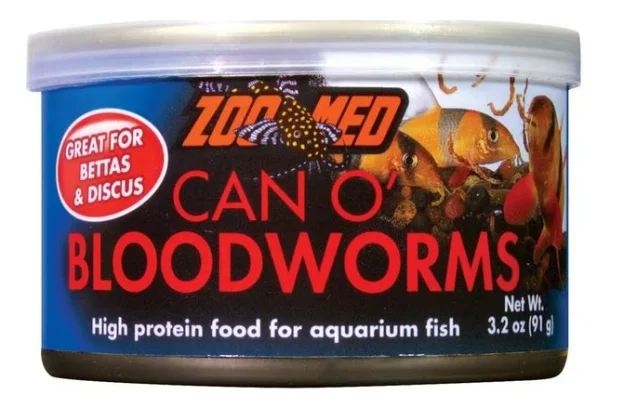 - Air box TSA certified check-inZoo Med Can O' Bloodworms Reptile Food, 3.2-oz can