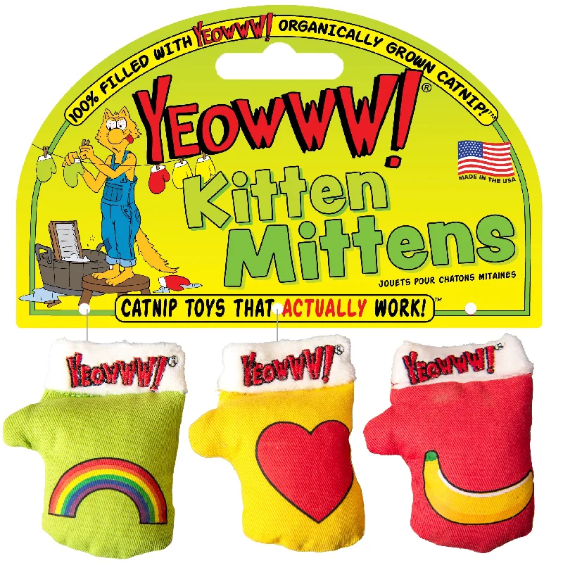 - ​​Christmas pet Christmas clothingYeowww! Kitten Mittens Pack of 3