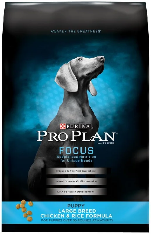 - Air box TSA certified check-inPurina Pro Plan Focus Large Breed Puppy Formula Dry Dog Food