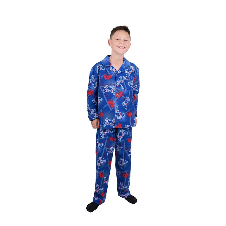 - Deodorizing cat litter tofu litterFlannel PJ Set, Gamer, Size 8