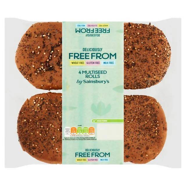 - Dog anti-slip matSainsbury's Deliciously Free From Multiseed Round Rolls 300g