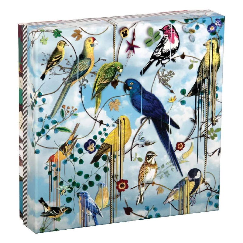 - Parrot climbing and standing wooden frameBirds Sinfonia Double-Sided 250 Piece Jigsaw Puzzle