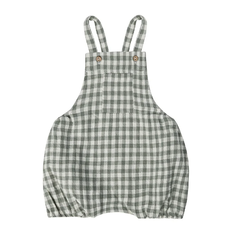  -Anti-scratch scratching board AND cat bed in oneQuincy Mae Sea Green Gingham Hayes Romper