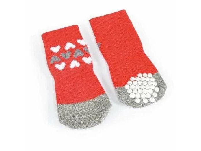 - Cat stress soothing sprayPet socks -red- 3hearts- L - size 3