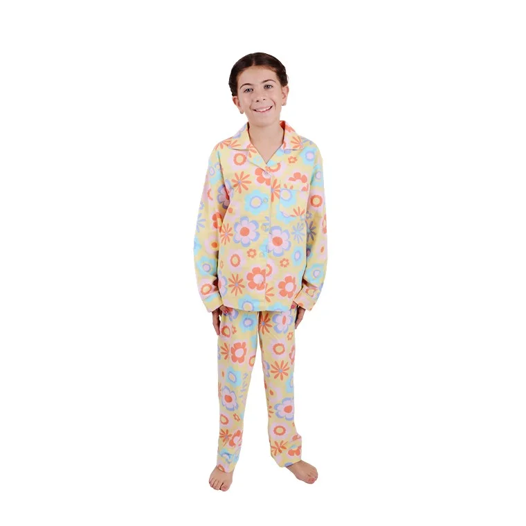 - Foldable and portable cat bagFlannel PJ Set, Retro Floral, Size 8