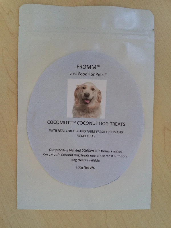 - Natural ingredient dog foodFromm™ CocoMutt™ Coconut Dog Treats