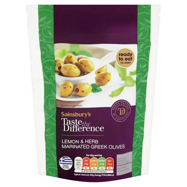 - Teething and chewing toys for puppiesSainsbury's Marinated Greek Olives, Taste the Difference 200g