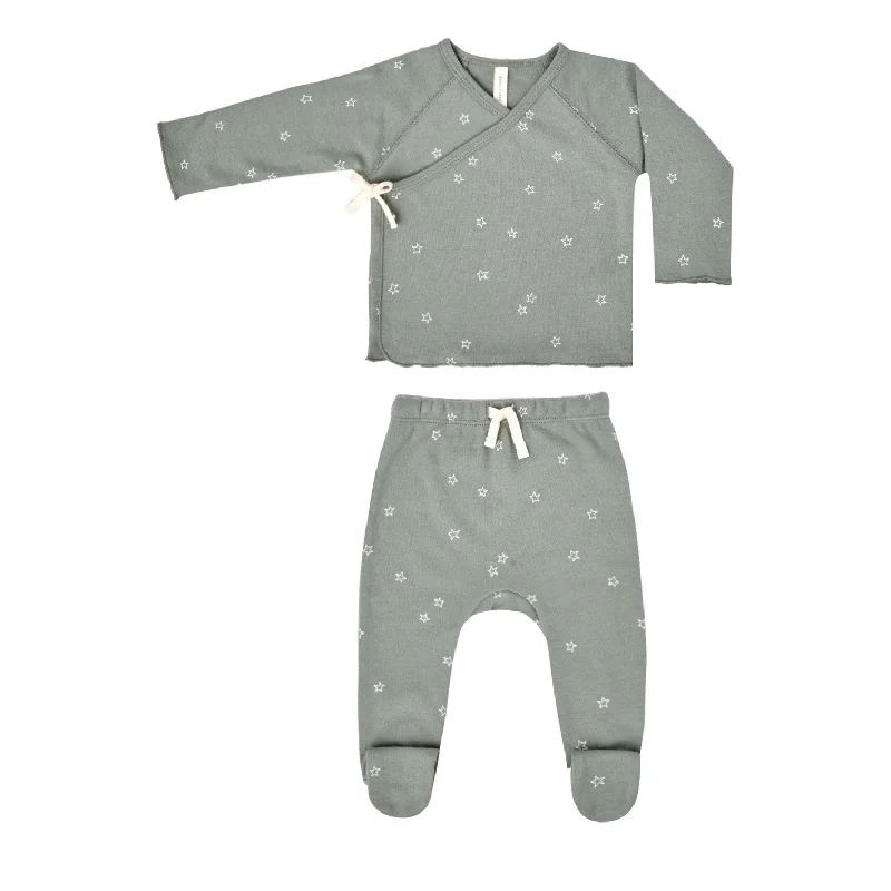 Pet ProductsQuincy Mae Stars Wrap Top + Pant Set