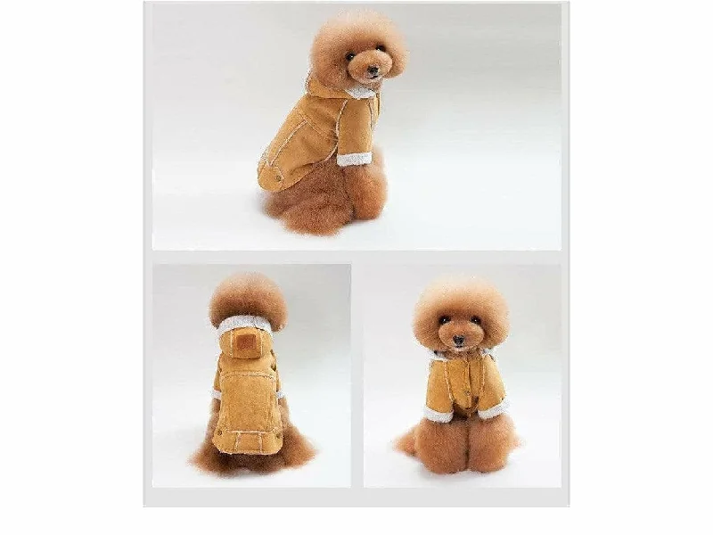 - ​​Pet toys under    yuandog clothes  Light Brown S DW-21BR