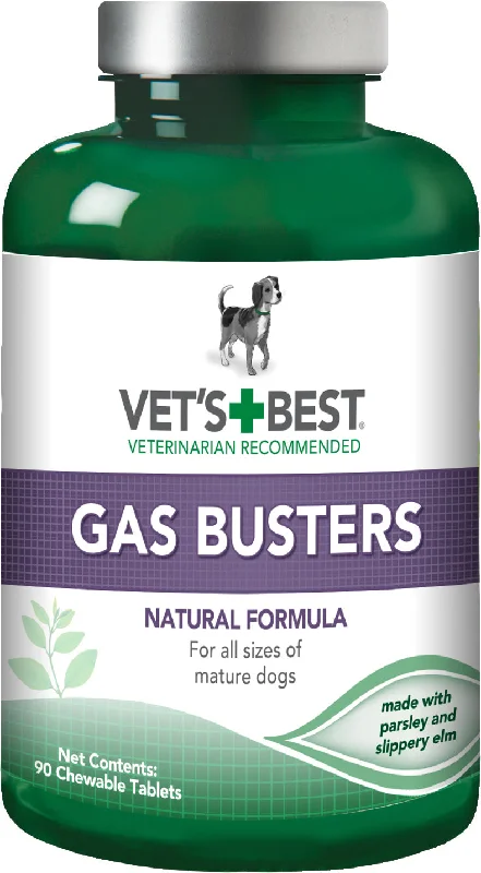 ---Vet's Best Gas Buster Tablets (90 Tablets)