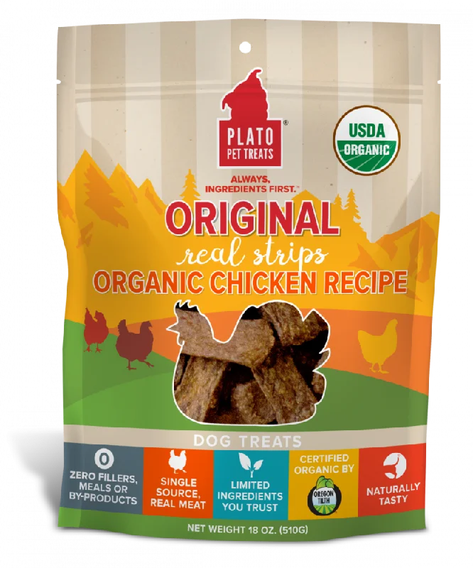 - Summer pet ice matPlato Organic Chicken Strips Dog Treats