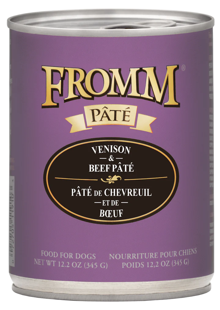 - Car dog seat beltFromm Venison & Beef Pate Dog Can 12oz