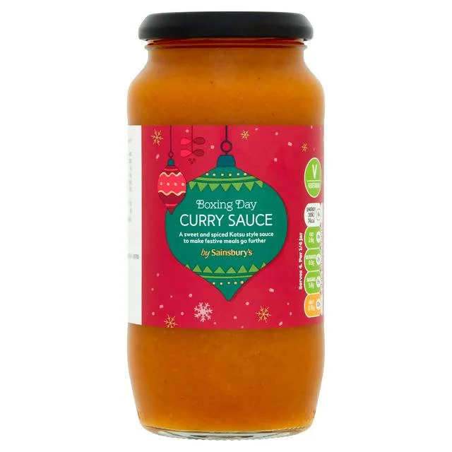 - Rabbit grass rack to prevent waste food boxSainsbury's Boxing Day Curry Sauce 500g