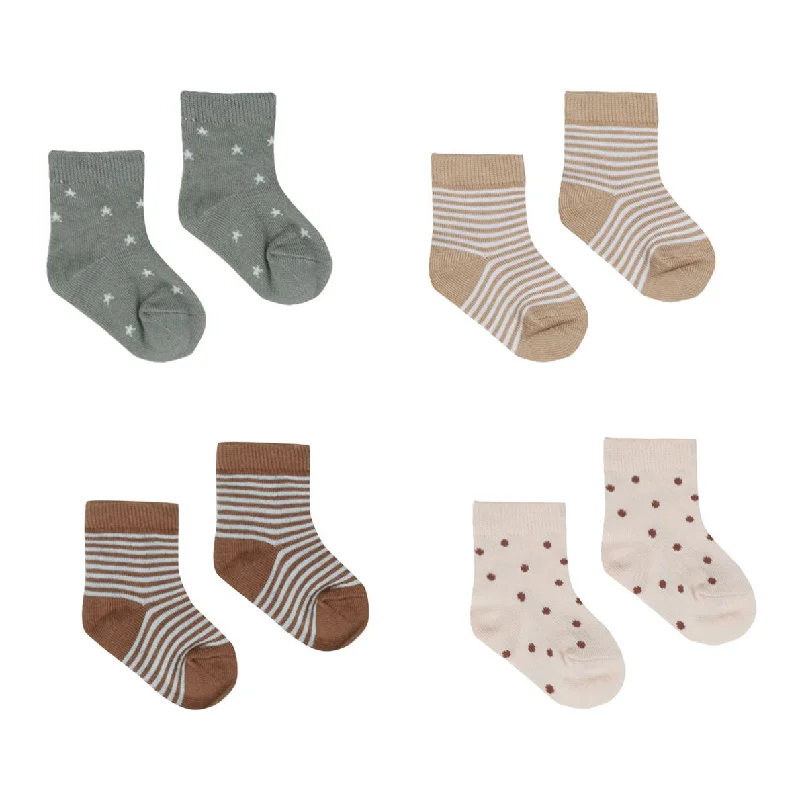 - Summer pet ice matQuincy Mae Latte Stripe, Stars, Dots, Sienna+Sky Stripe Printed Socks, Set Of 4