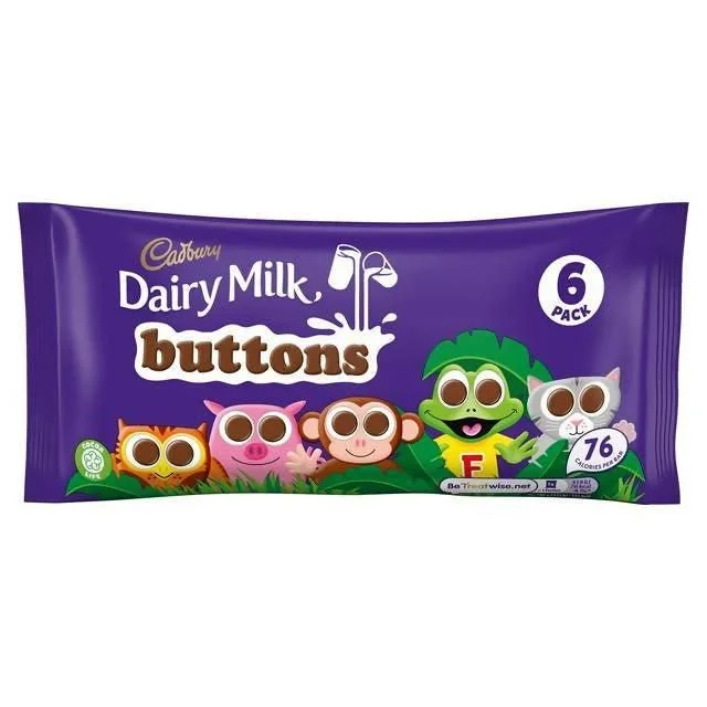 - Degradable pet feces bagCadbury Dairy Milk Buttons Treatsize Chocolate Bags Multipack x6 84g