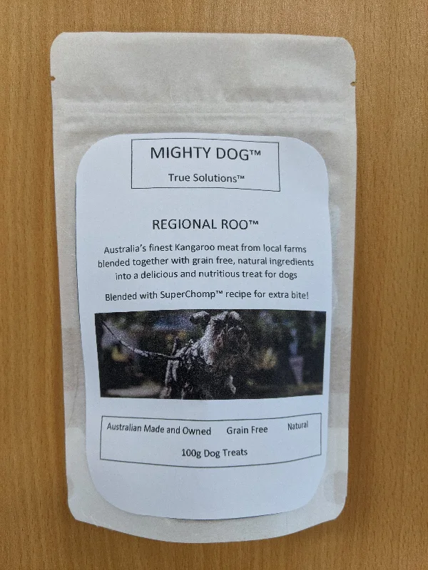 -Grain-free dog food recommendationMighty Dog™ True Solutions™ Regional Roo™ Dog Treats 100g