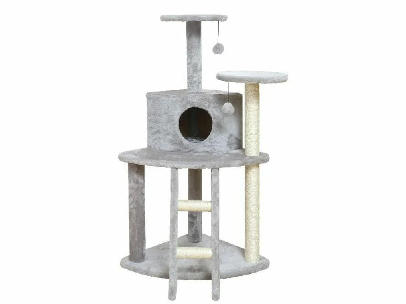  -Anti-scratch sofa protective coverCAT TREE L49*W49*H105cm Grey