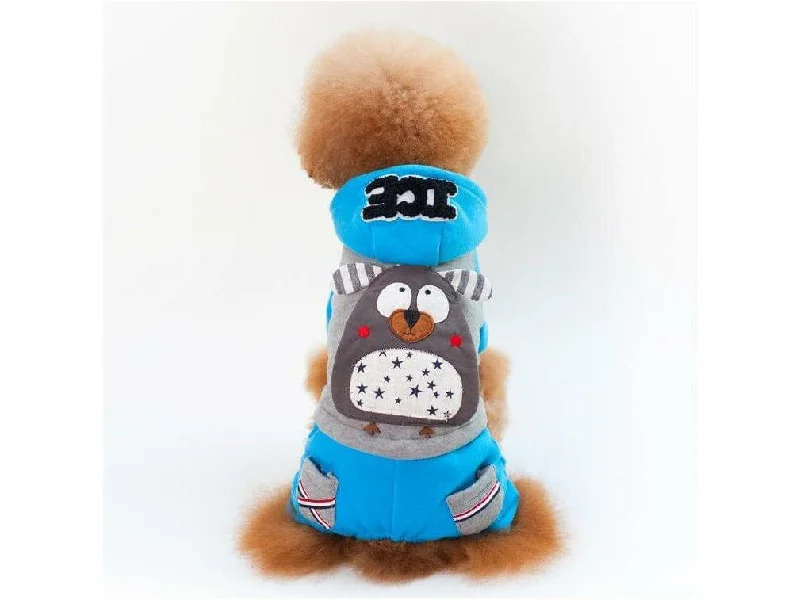  -Anti-slip claw protection raincoat FOR dogsdog clothes Blue M WY-04