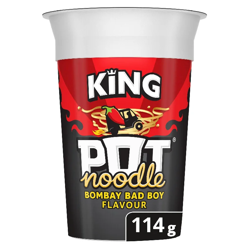 - Pet stroller can be taken on the planePot Noodle King Pot Bombay Bad Boy 114g