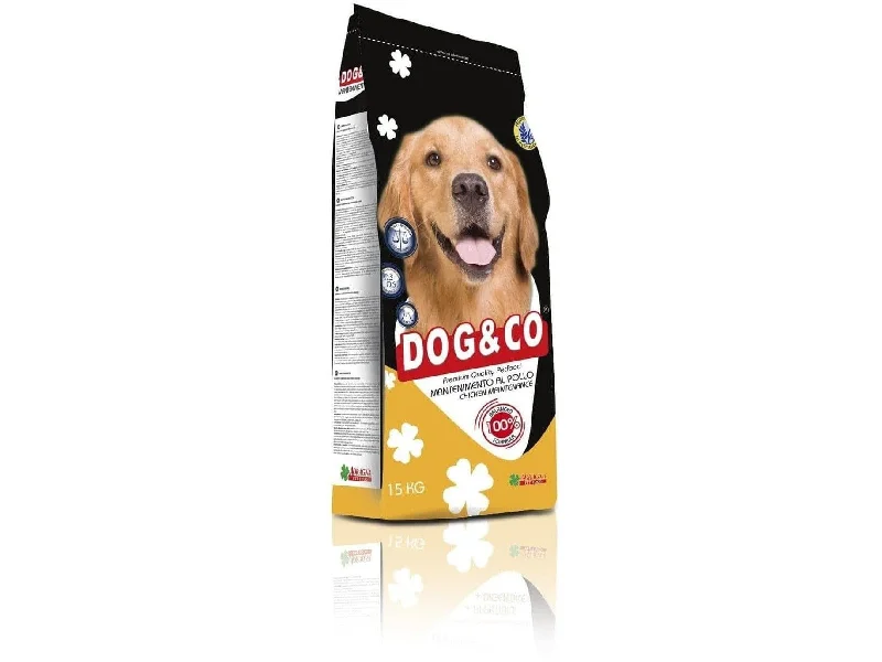 ---DOG & CO ADULT Chicken maintenance dry dog food  15kg