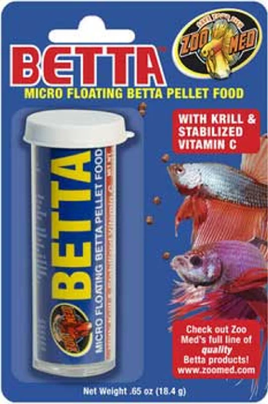 - Pet tear stain cleaning wipesZoo Med Floating Betta Micro Pellet Food .65 oz.