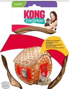 - Summer pet ice matKONG Holiday Play Spaces Bungalow Gingerbread House Cat Toy