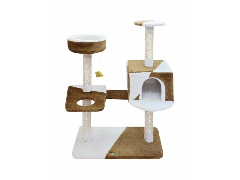 - ​​Pet toys under    yuanCAMILA Cat Pole - Brown-White