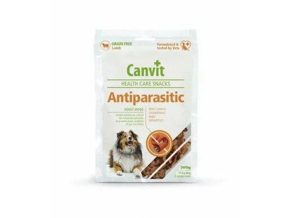 - Pet stroller can be taken on the planeCanvit Snack Health Care Anti-Parasitic 200 g