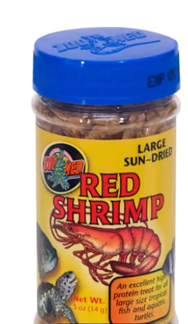 - Pet vitamin complex nutrition tabletsZoo Med Large Sun-Dried Red Shrimp Turtle Treats