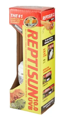 ---Zoo Med ReptiSun 10.0 UVB Compact Fluorescent Reptile Lamp, 26-Watt