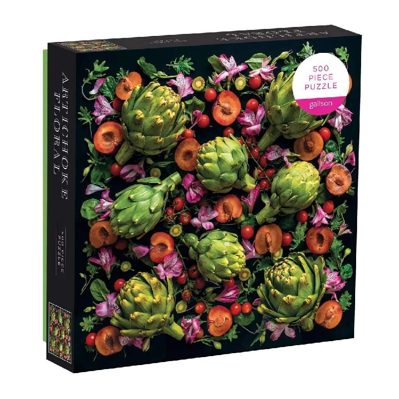 ---Artichoke Floral 500 Piece Jigsaw Puzzle