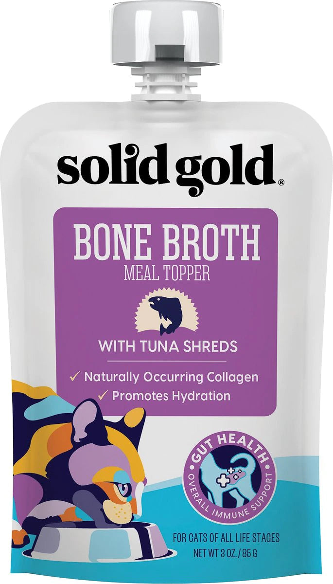 - Custom pet birthday cakeSolid Gold Bone Broth with Shreds for Cats