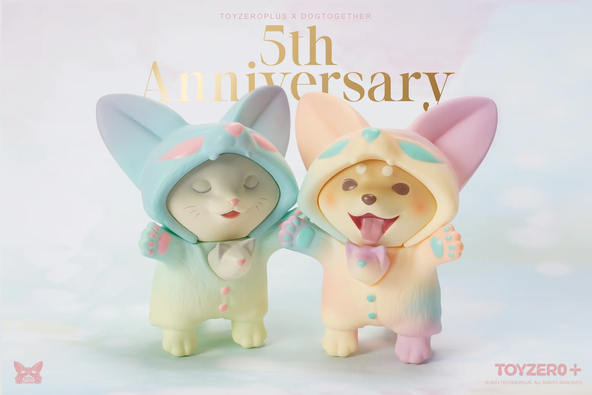 - Custom pet birthday cakeDog Together - 5th Anniversary Baby Dou Dou x Baby Fiffy