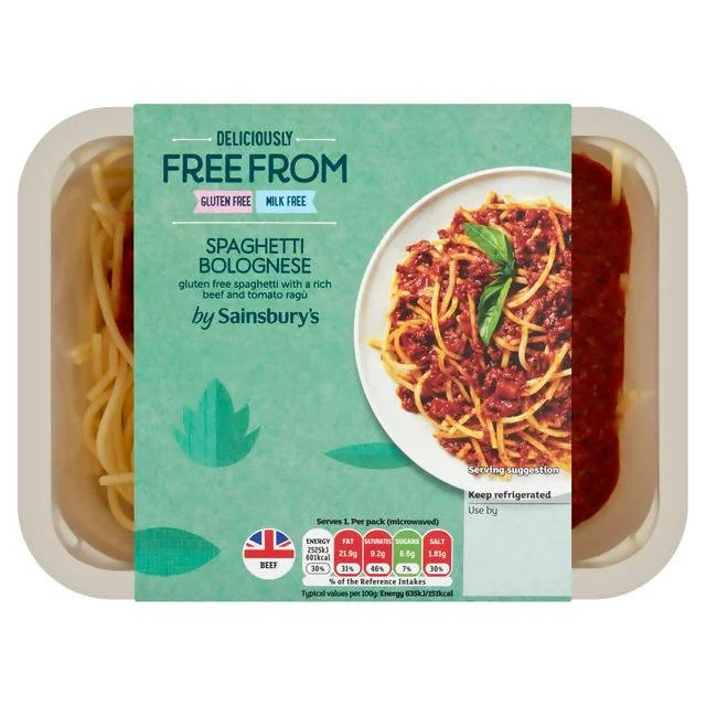 - Cat stress soothing spraySainsbury's Deliciously Free From Spaghetti Bolognese 400g