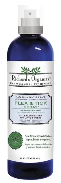 - Smart cat litter box with automatic cleaningRichard's Organics Flea & Tick Spray, 12-oz bottle