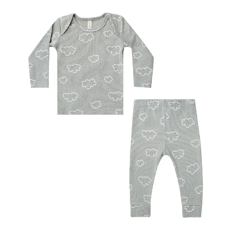 - Winter warm clothes for short-haired dogsQuincy Mae Clouds Long Sleeve Tee And Legging Set