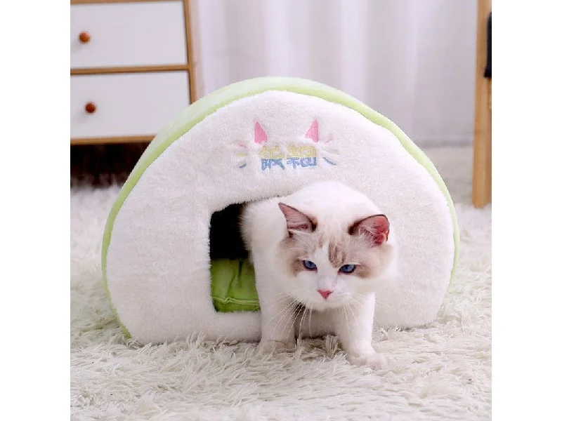 - Degradable pet feces bagCat Bed House S:44*28*H31 Yellow