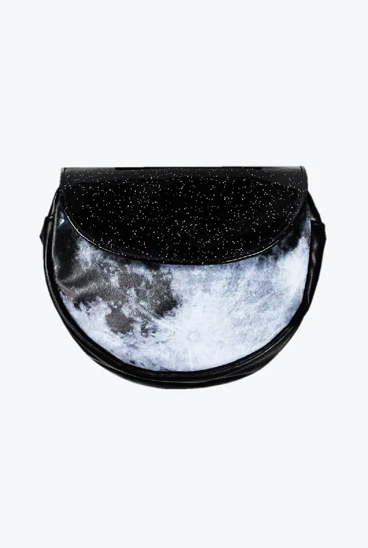   . **Cat collar bell model**BLACK MOON CRESCENT MOON BAG