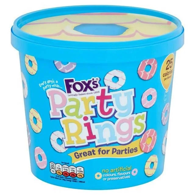 - Car dog seat beltFox's Party Iced Rings Biscuits 280g