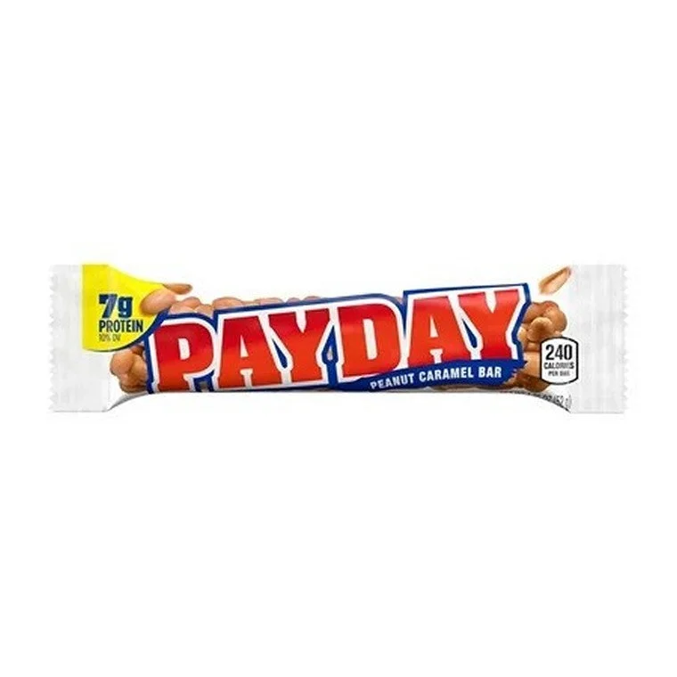 - Air box TSA certified check-inPay Day Peanut Caramel Bar, 52g