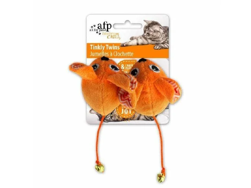 - Natural latex pet mattressTinkly Twins - Orange