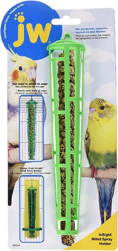  -Anti-scratch scratching board AND cat bed in oneJW Pet InSight Millet Spray Holder Bird Feeder, Regular