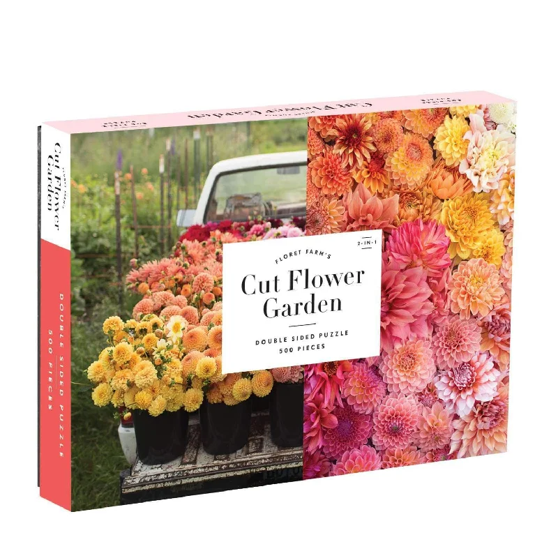  -Splash-proof food bowl AND Anti-choking slow food bowlFloret Farm's Cut Flower Garden Double-Sided 500 Piece Jigsaw Puzzle