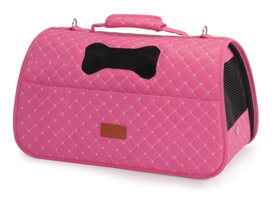 - Air box TSA certified check-inQuilted pet bag 50x27x27cm PINK