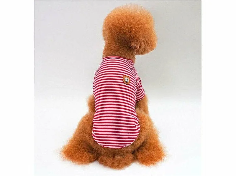 - Organic cotton dog bibsdog clothes Red S KLN-1710RD