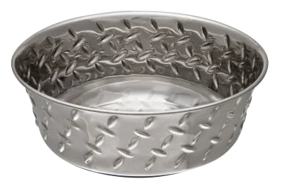 - Dog anti-slip matRUFF-N-TUFF DIAMOND PLATE BOWL WITH NON-SKID BOTTOM