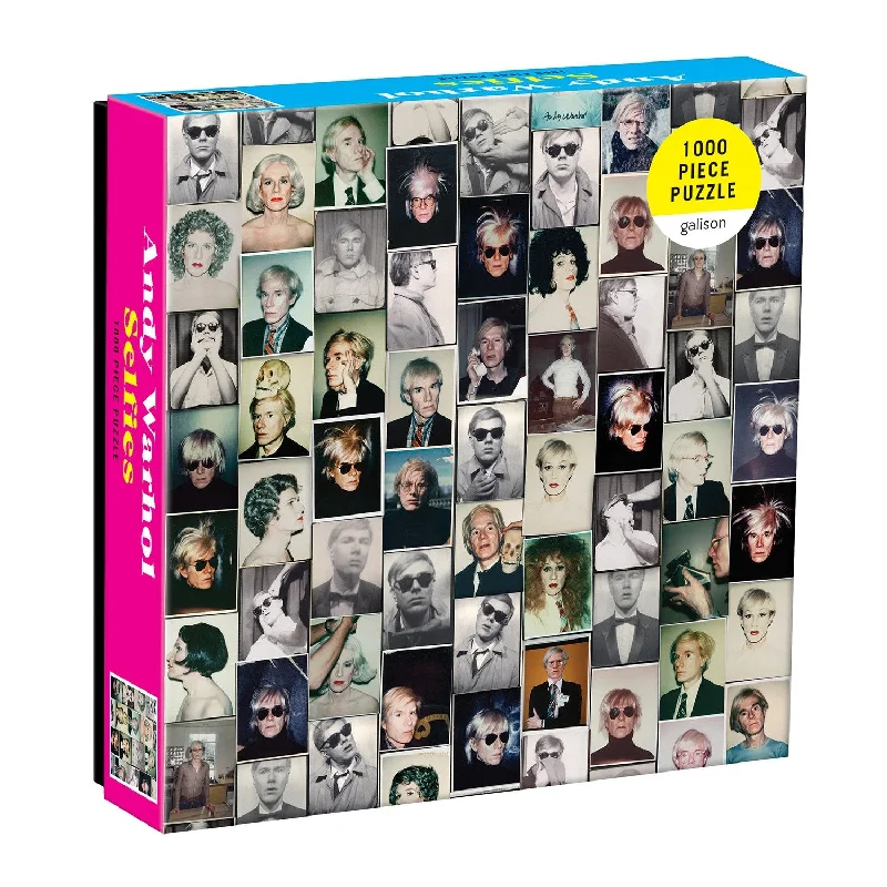 - Foldable and portable cat bagAndy Warhol Selfies 1000 Piece Jigsaw Puzzle