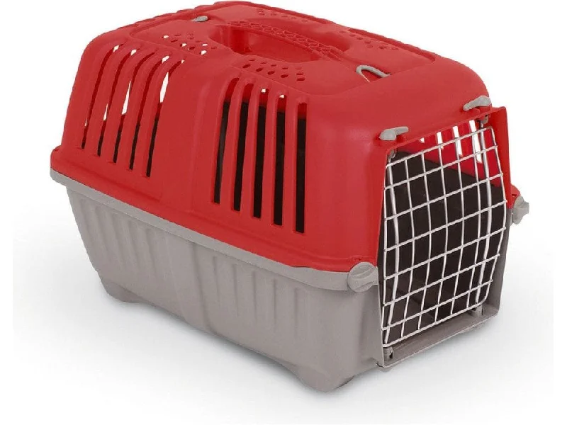 - Natural latex pet mattressPRATIKO TRANSPORT WITH PLASTIC DOOR L48xW31.5xW33 (Red,Blue,Green)