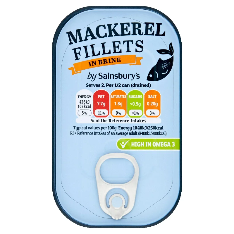 - Pregnant cat delivery room warming boxSainsbury's Mackerel Fillets in Brine 125g (86g*)