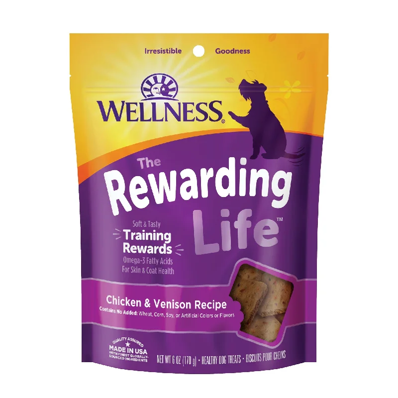 - Organic cotton dog bibsWellness® Rewarding Life Soft & Chewy Natural Dog Treats (8-oz)